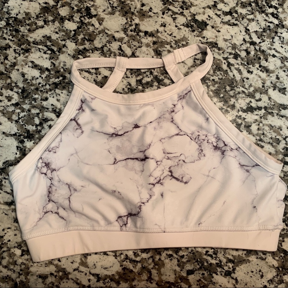 Buffbunny high-neck Marble Bra